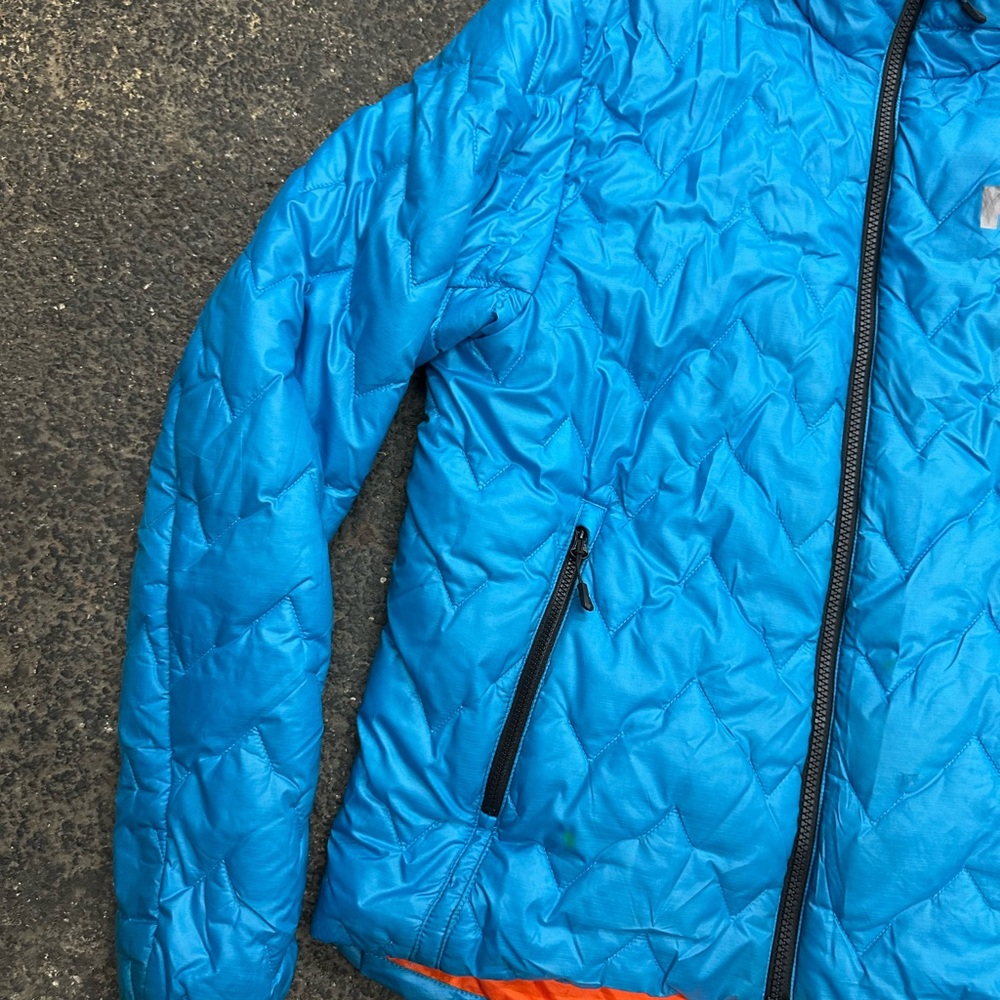 Helly Hansen Puffer Coat Softshell Blue Mens Smal… - image 2